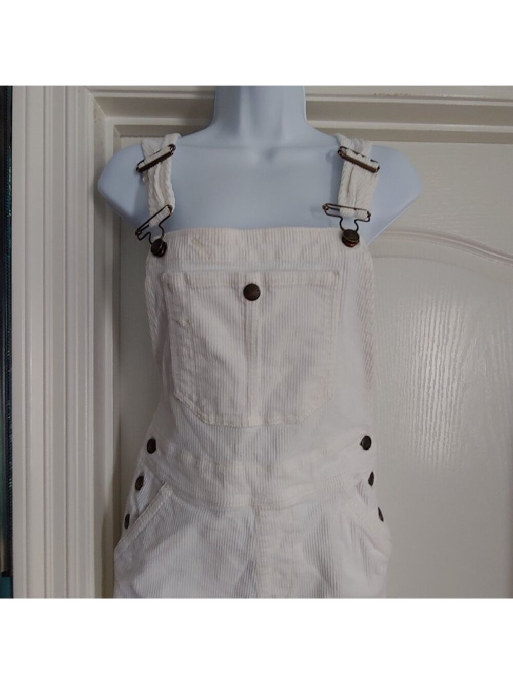 Faherty Walker Corduroy Overalls Organic Cotton Coastal Farmcore Granola Girl S - Picture 3 of 10